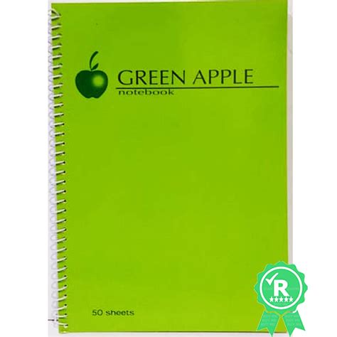 Green Apple Spiral Notebook 6 X 8 12 650680 By Piece Shopee Philippines