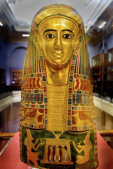 Tutankhamen Exhibit The Egyptian Museum Of Antiquities Cairo Egypt