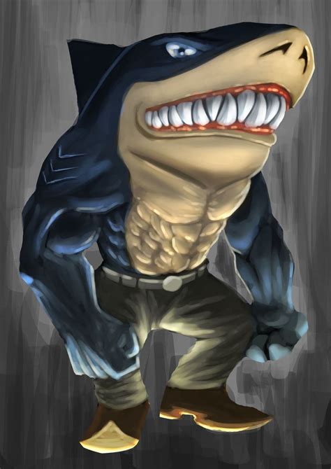 Street Sharks Ripster Criaturas Fantásticas Animales Dibujos