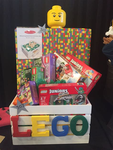 • gift basket ideas, raffle fundraising tips, ideas and more •. Lego Basket Silent Auction St. Peter's | Silent auction ...