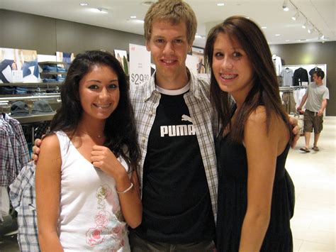 Sebastian vettel is well known for his sharp sense of humour, so the timing of his aston martin announcement on the eve of ferrari's 1000th race won't be lost on him. Sebastian Vettel, at the mall... | My daughter, Kayleigh ...