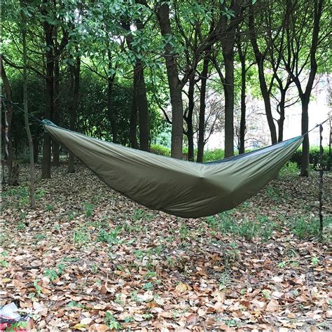 In a tent, the solution is to use an inflated or foam sleeping pad. Camping Hammock Underquilt Outdoor Winter Down Warm Sleeping Bag Portable | eBay