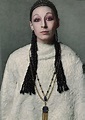 Anjelica Huston photographed by Richard Avedon for Vogue US, 1970 ...