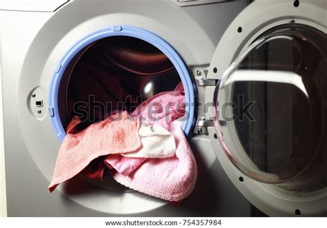 Put Cloth Washer Home Objects Room Stock Photo 754357984 Shutterstock