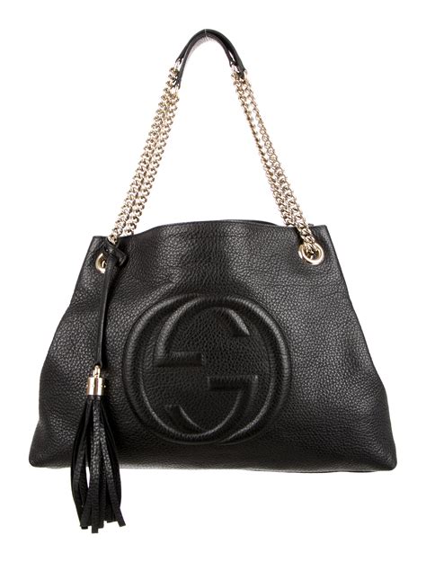Gucci Soho Shoulder Bag Handbags Guc82422 The Realreal