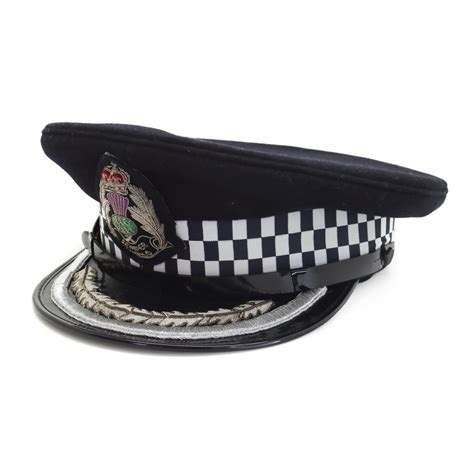 Scottish Police Forces Senior Officers Peaked Cap Post 1953
