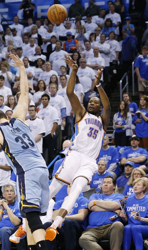 Oklahoma City Thunder Forward Kevin Durant 35 Releases A Three Point