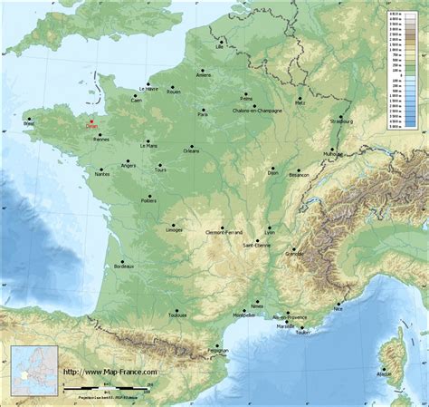 Road Map Dinan Maps Of Dinan 22100
