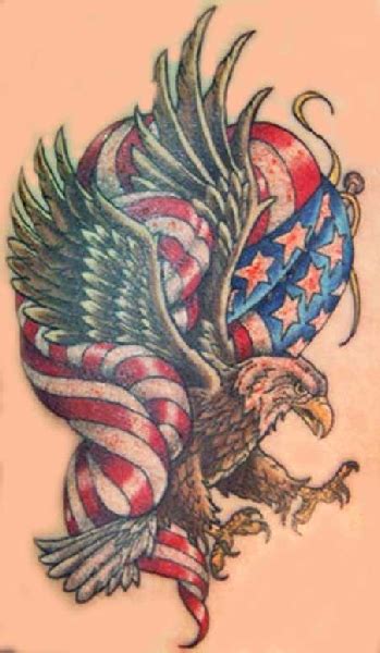 Awesome American Eagle Tattoo Design
