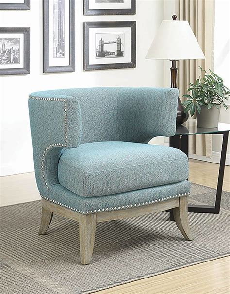Coaster Blue Accent Chair 