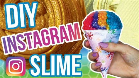Diy Instagram Slime Tested Rainbow Snow Cone Slime Metallic Slime