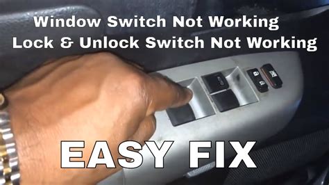 Do This If Your Window Actuators Or Door Lock Actuators Stops Working