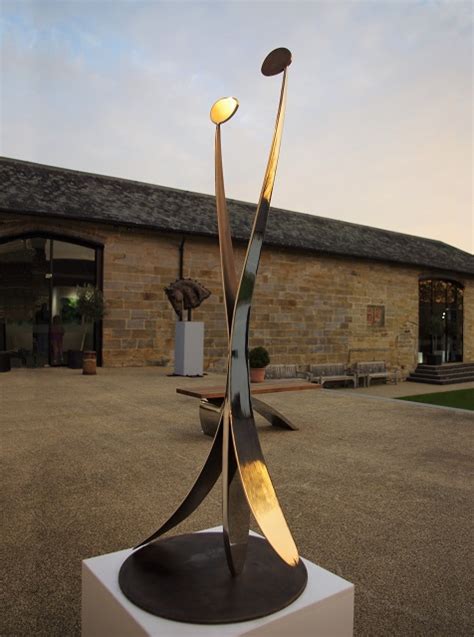 Stainless Steel Garden Sculpture Modern Outdoor Art Chris Bose