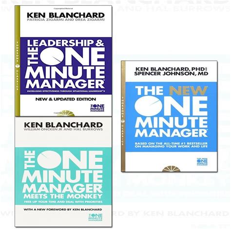 One Minute Manager Series Kenneth Blanchard 3 Books Collection Set
