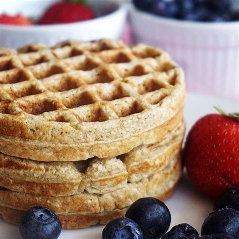 Banana Oatmeal Waffles Healthy Mini Waffle Maker Recipes