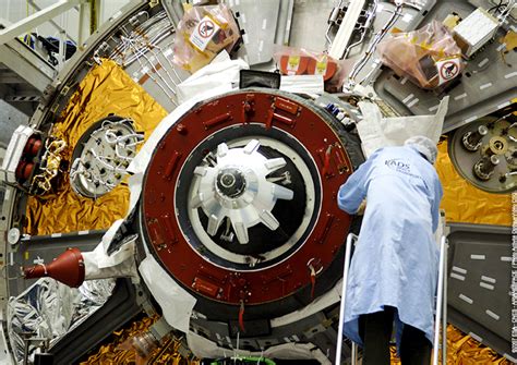 ESA Engineers Work On Jules Verne ATV S Docking Mechanism