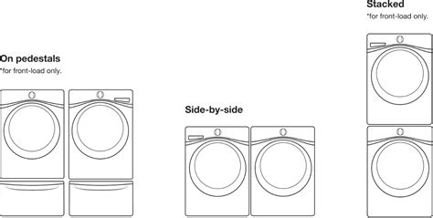 Washer And Dryer Measuring Guide Whirlpool Everyday Care