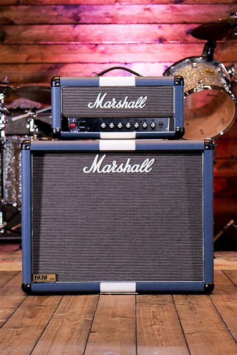 Marshall Design Store 2525 Head And 1936 2x12 Cab Blue Reverb