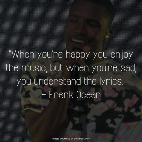 Frank Ocean Frank Ocean Lyrics Ocean