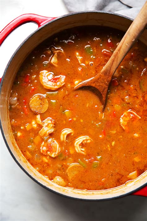 Gumbo is a true melting pot dish. New Orleans Gumbo with Shrimp and Sausage Recipe | Little ...