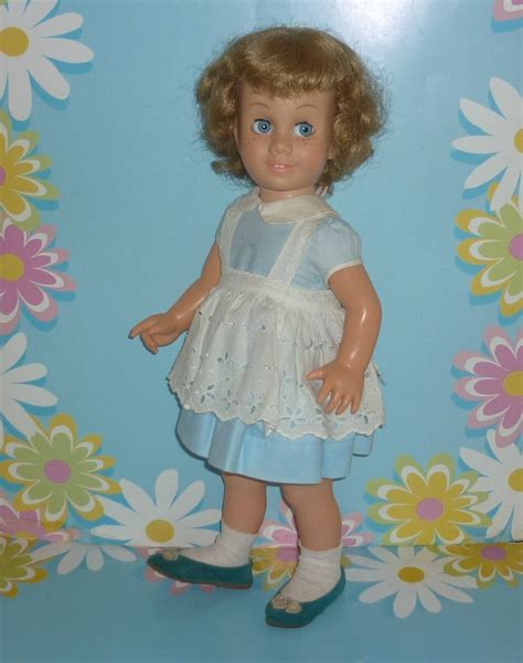 1960 s dee cee canadian chatty cathy doll outfit bob hair blue glassiene eyes chatty cathy