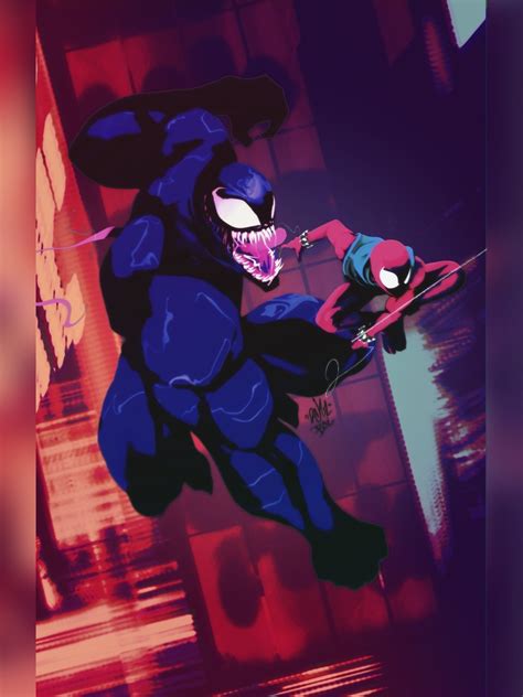 Artstation Scarlet Spider Vs Venom