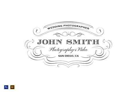 Wedding Photographer Logo ~ Logo Templates On Creative Market