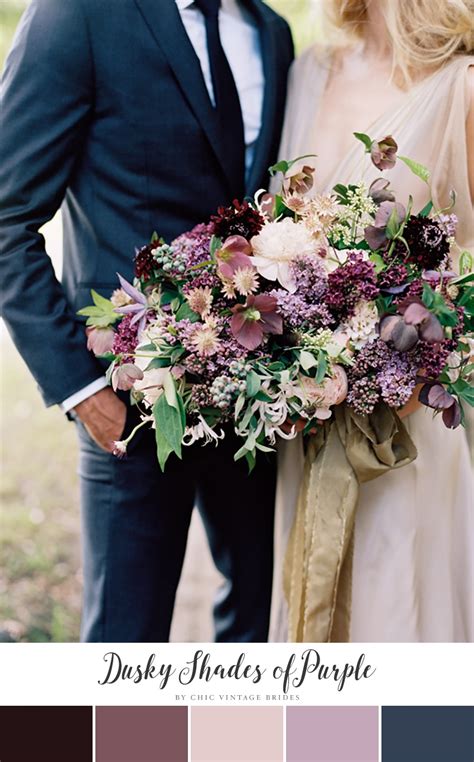 Here are some choice purple wedding colour combinations that are just perfect ranging from purple wedding invitations inspirations. 10 Stunning Autumn Wedding Colour Palettes - Chic Vintage Brides : Chic Vintage Brides