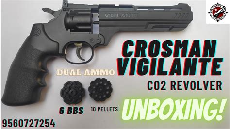 Crossman Vigilante Dual Ammo Co2 Revolver No Licence Guns