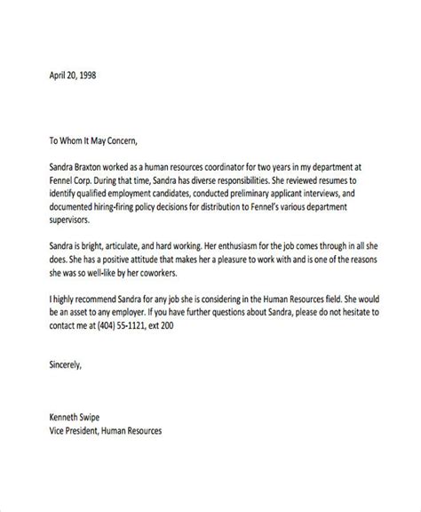 hr letter template  office manager cover letter