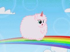 Pink Fluffy Unicorns Dancing On Rainbows On Tumblr