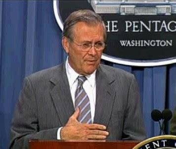 Donald rumsfeld, the former defense secretary who led the pentagon when the u.s. Donald Rumsfeld 20. August 2002 - Cafe Tel Aviv