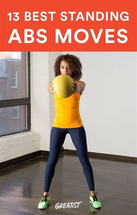The 18 Best Abs Exercises You Can Do Standing Up Abs Workout