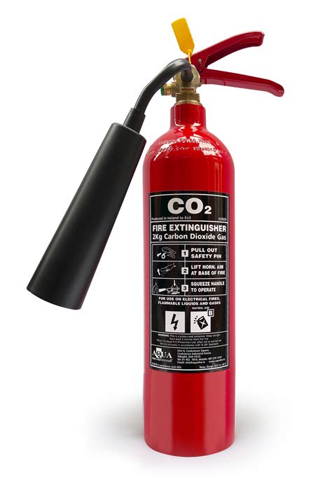 2kg Co2 Fire Extinguisher Aluminium • Aqua Fire Prevention