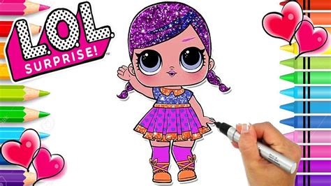 To download our free coloring pages, click on the rainbow page you'd like to color. Super BB LOL Surprise Coloring Page | Glitter Series | LOL ...