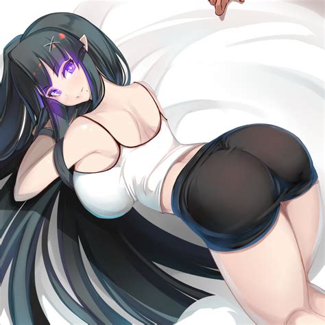 shiki psychedelic g2 myusca succubus prison succubus prison highres 1girl ass bed