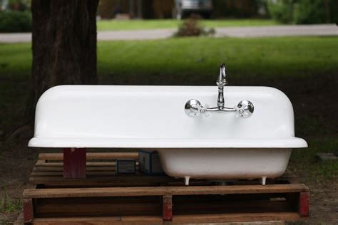 When you have a farmhouse sink, the faucet is mounted to the countertop, which means that instead of the mounting holes being in the sink, they'll actually be cut. Kitchen Sink And Faucet 29 Of Kitchen Sink With Drainboard ...