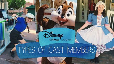 Types Of Cast Members Working At Walt Disney World Youtube