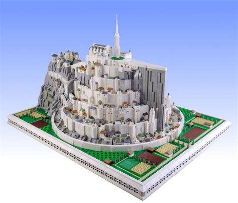 Minas Tirith Micro Lego Lego Design Amazing Lego Creations