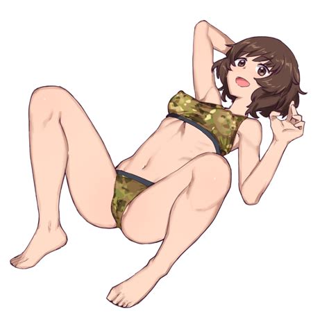 Akiyama Yukari Girls Und Panzer Drawn By Onsentamago