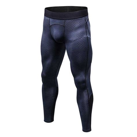2018 men running tights compress yoga pants gym exercise fitness leggings workout basketball