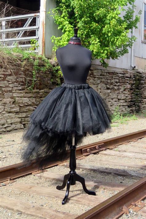 Renaissance Gothic Skirt Set Hi Low Tulle Skirt With Etsy Steampunk