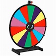 ZENSTYLE 24" Tabletop Prize Spin Wheel 14 Slots Spinning Game Fortune ...
