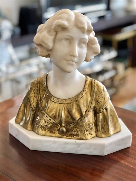 Antique Italian Alabaster Bust Pfattorini European Antiques
