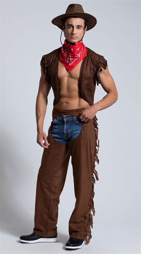 Medium Male Men S Saddle And Straddle Cowbabe Costume Mens Sexy Halloween EBay