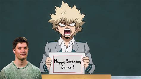 Bakugo Wished Me Happy Birthday Youtube