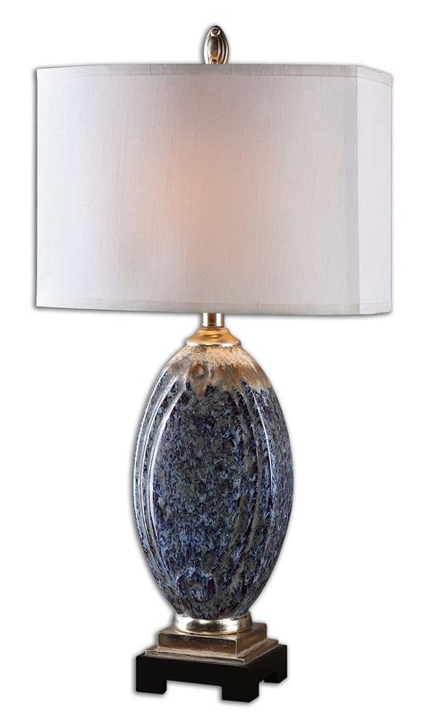 Blue Latah Ceramic Table Lamp by Uttermost - 31