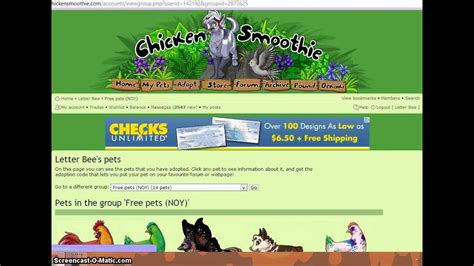 Chicken Smoothie Free Pets Youtube