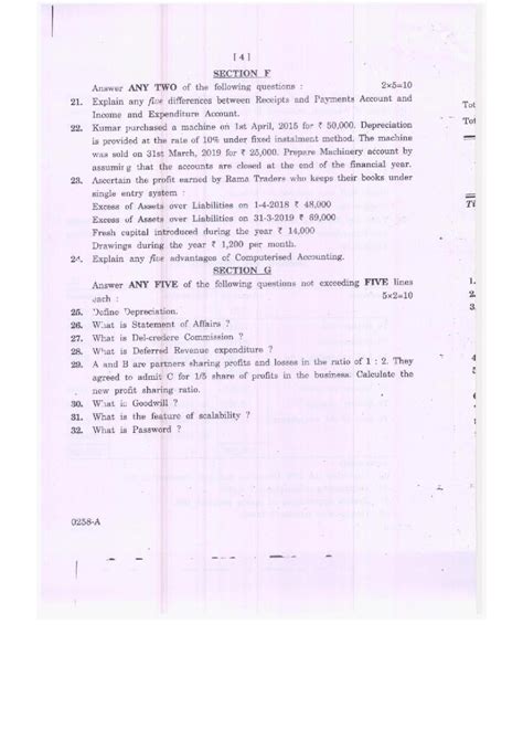 TS Inter 2nd Year Commerce Model Paper 2024 PDF Telangana
