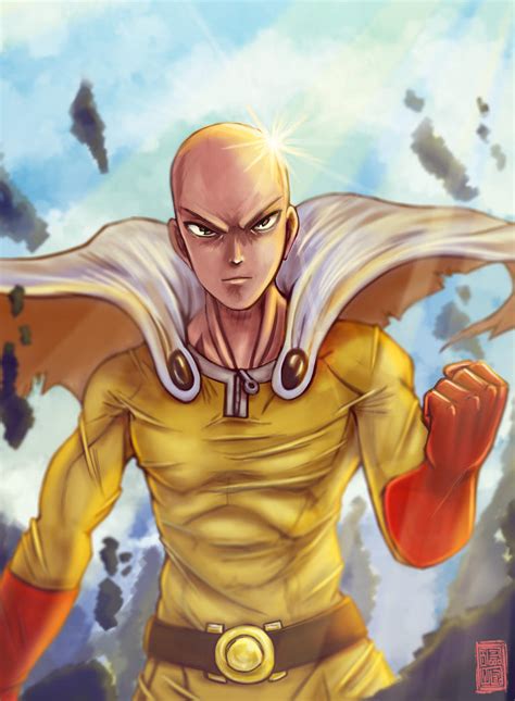 One Punch Man Saitama By Wlack On Deviantart